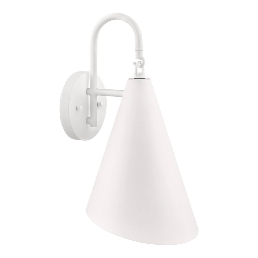 Corvallis 15.5 in. Sand White Hardwired Outdoor Wall Lantern Sconce with No Bulbs Included price history on PriceWatchPro