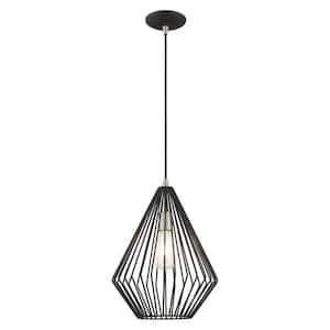 Chavncey 1-Light Black Island Pendant