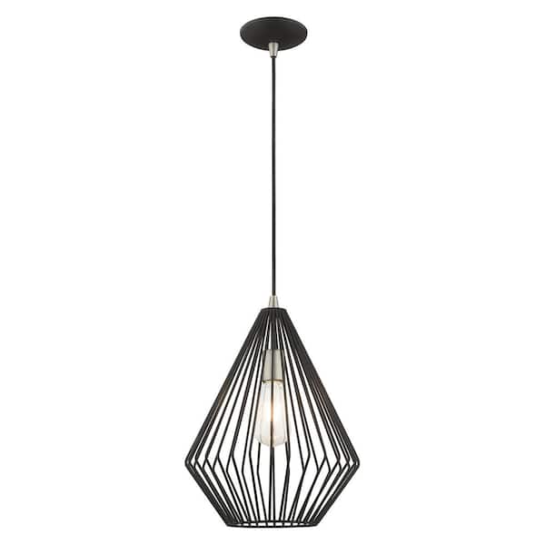Chavncey 1-Light Black Island Pendant