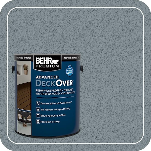 1 gal. #SC-119 Colony Blue Textured Solid Color Exterior Wood and Concrete Coating