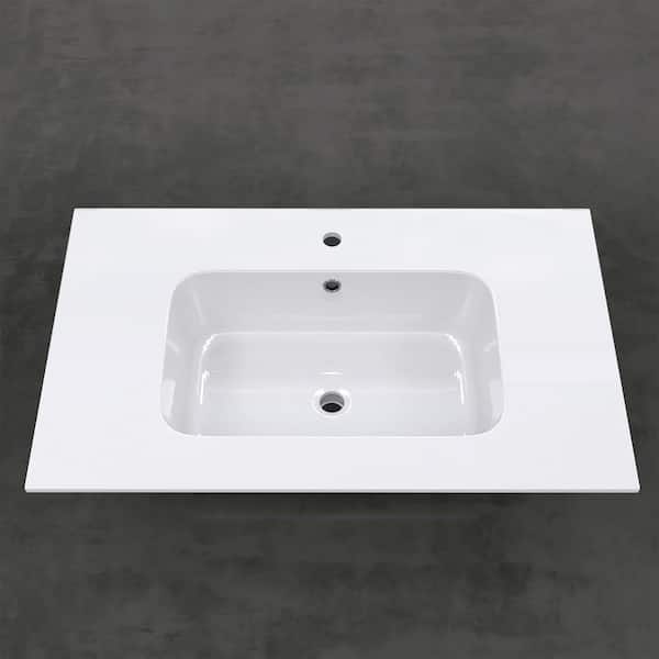 Reviews for NTQ 36 in. W x 22 in. D Solid Surface Resin Rectangular