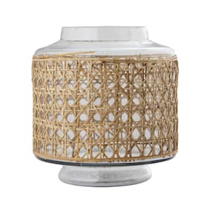Cantos Rattan 6 in. Decorative Vase in Natural - Small