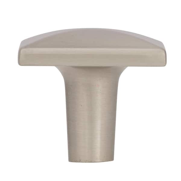 Extensity 1-1/8 in. (29mm) Classic Satin Nickel Square Cabinet Knob