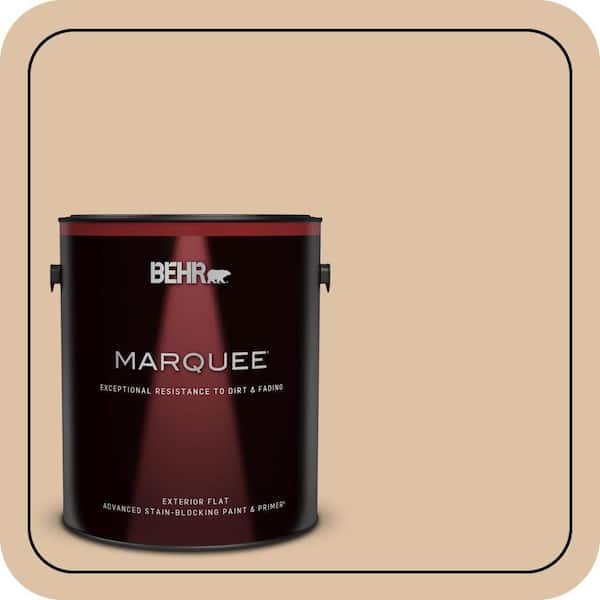 BEHR MARQUEE 1 gal. #N280-3 Louvre Flat Exterior Paint & Primer