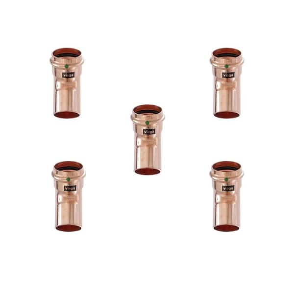 Viega ProPress 1-1/4 in. Press x 1-1/4 in. FTG Copper 45-Degree Street Elbow (5-Pack)