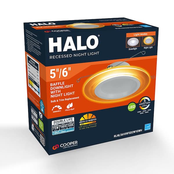 5/6 in. 10.9-Watt RL Night Light Recessed LED Retrofit Module, 1000-Lumens, Selectable CCT, D2W