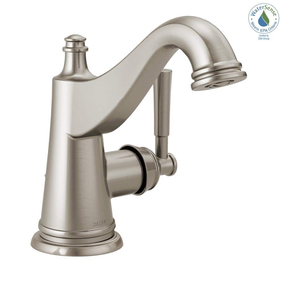 Mylan High-Arc Brushed Nickel Single Handle Bathroom Faucet