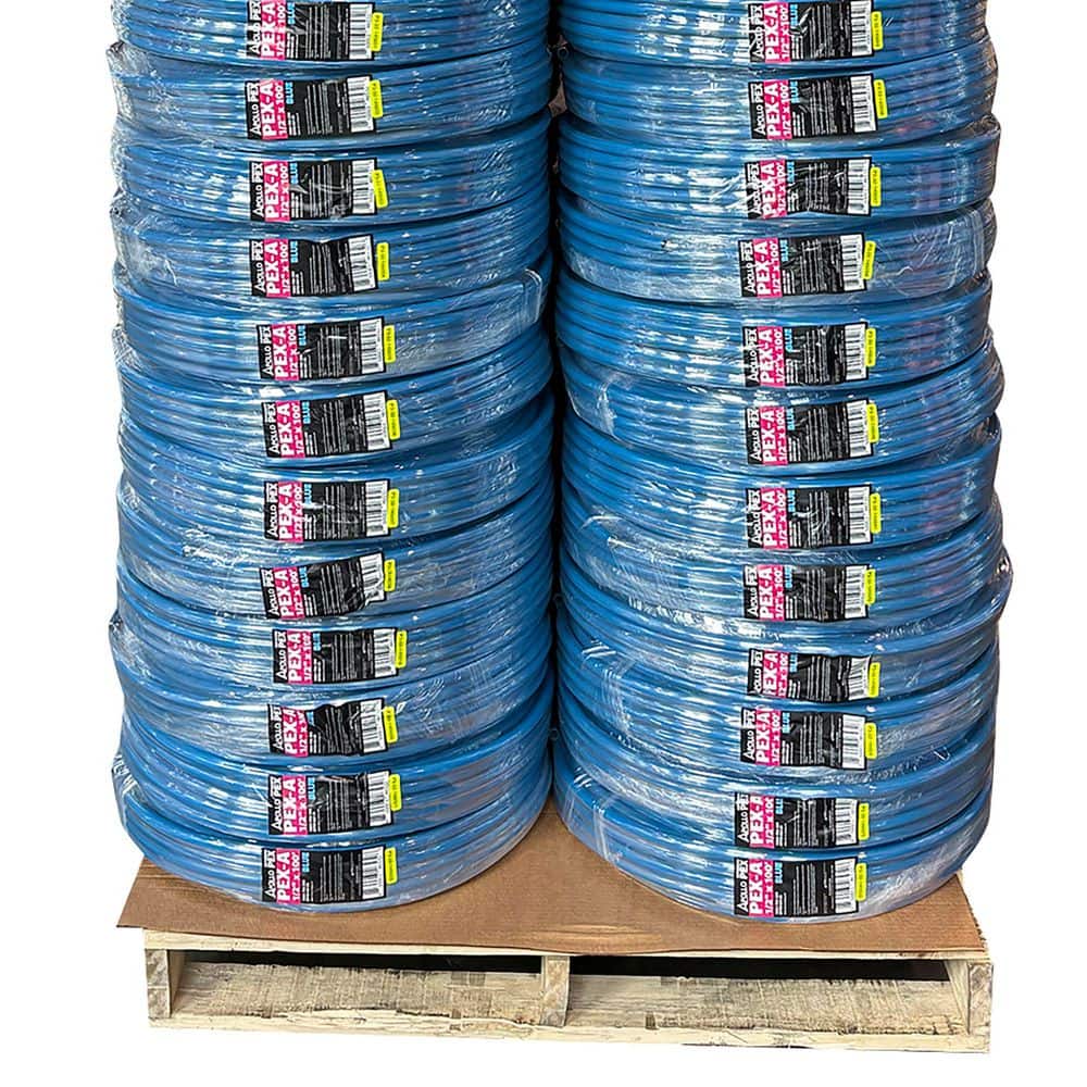 1/2 in. x 100 ft. Blue PEX-A Expansion Pipe in Solid-Pallet of 48-Coils (4,800 ft. Total) price history on PriceWatchPro