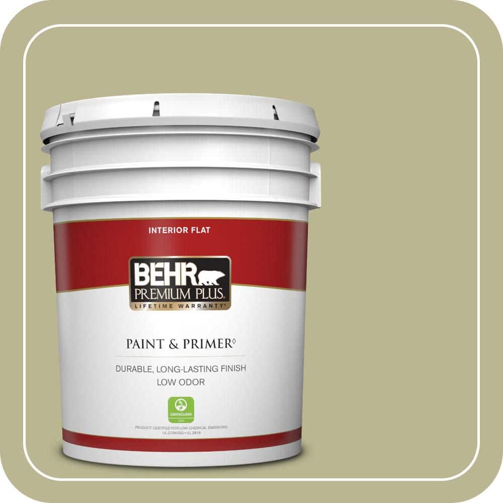 5 gal. #MQ6-56 Lichen Flat Low Odor Interior Paint & Primer price history on PriceWatchPro