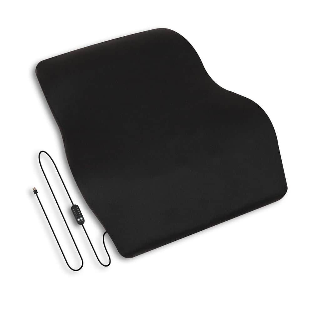 Mind Reader Heated Air-Cloud Lumbar Memory Foam Cushion with
