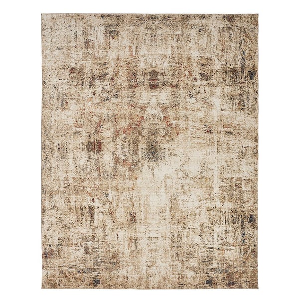 Theory Multi-Colored 10 ft. x 12 ft. Abstract Area Rug