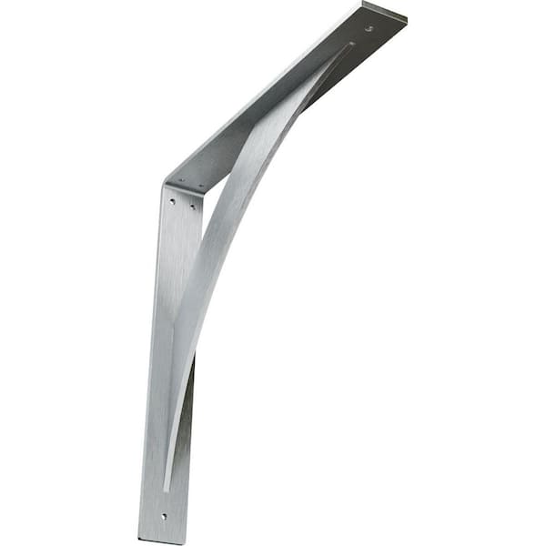 Ekena Millwork 16 in. x 2 in. x 16 in. Steel Unfinished Metal Legacy Corbel