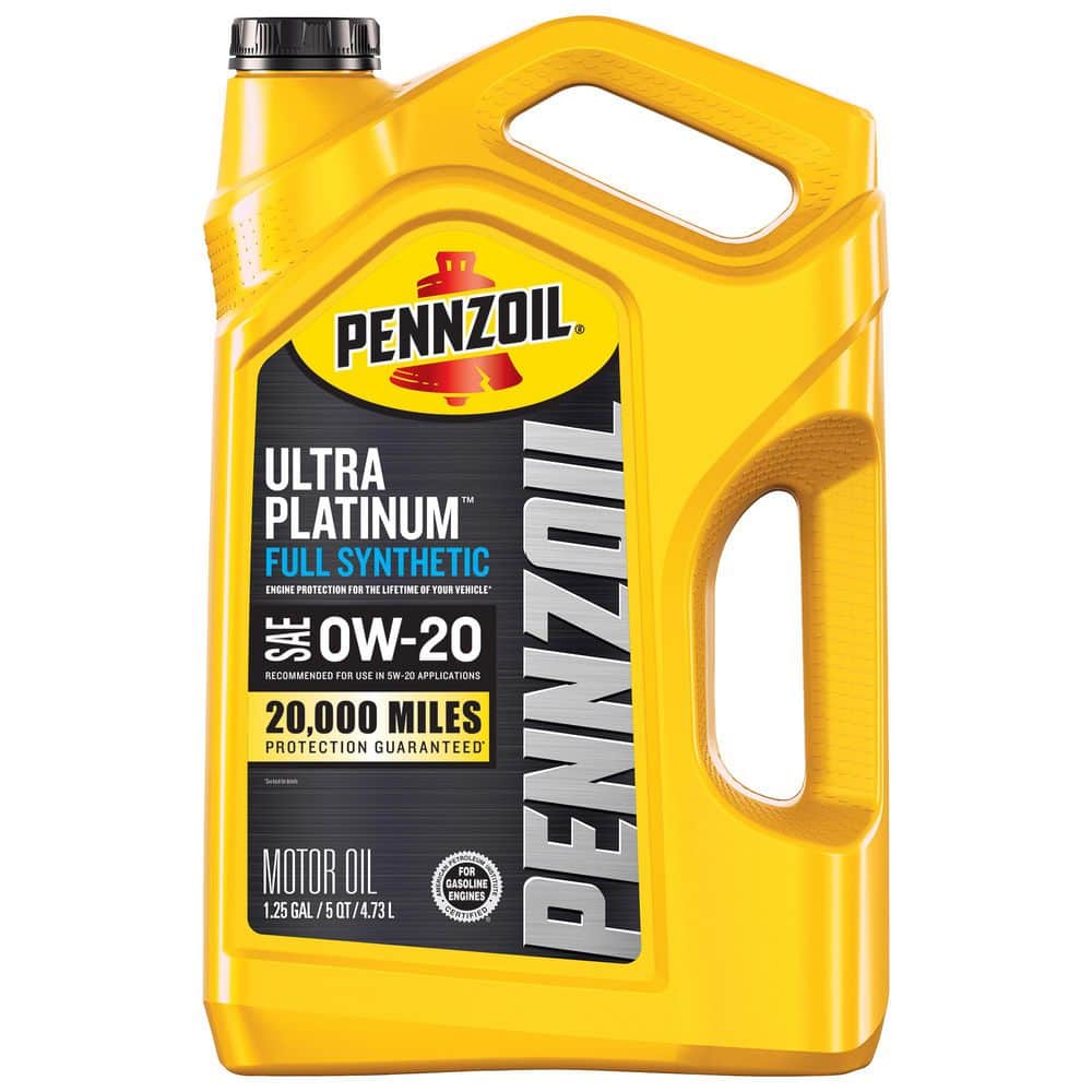 Pennzoil Ultra Platinum 0W20 Motor Oil 5 Qt. 550045193 - The Home