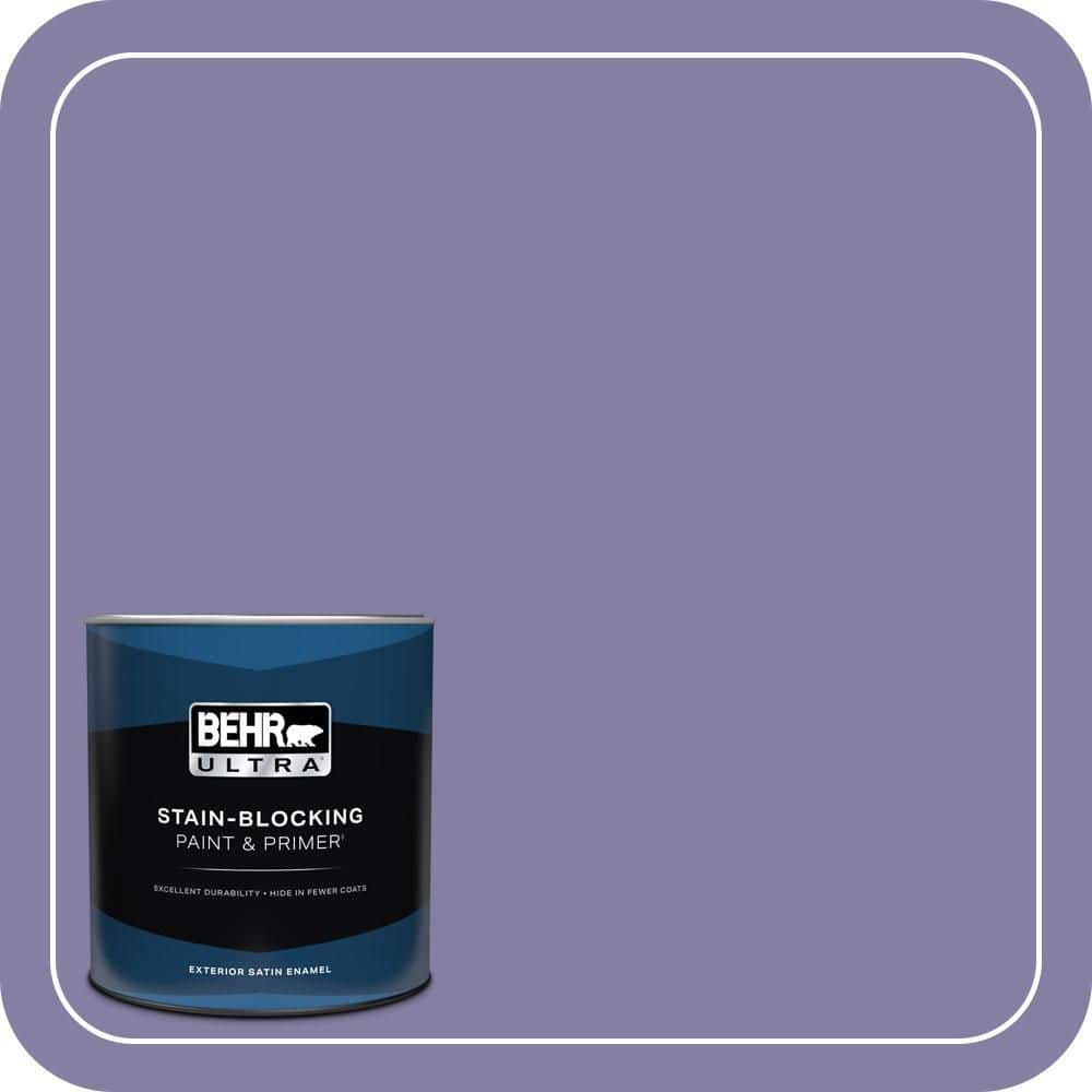 1 qt. #640D-6 Chinese Violet Satin Enamel Exterior Paint & Primer price history on PriceWatchPro