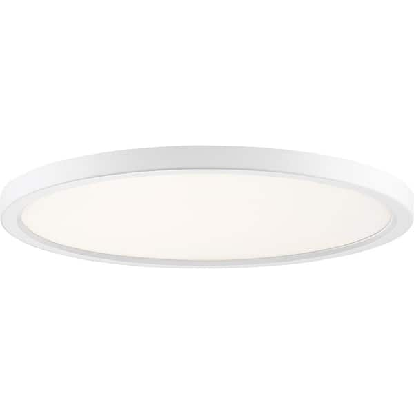 Quoizel Outskirts 20 in. White Lustre LED Flush Mount