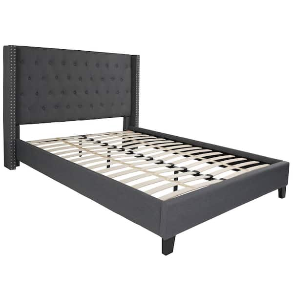 Flash Furniture Gray Queen Platform Bed CGA-HG-228495-DA-HD - The Home ...