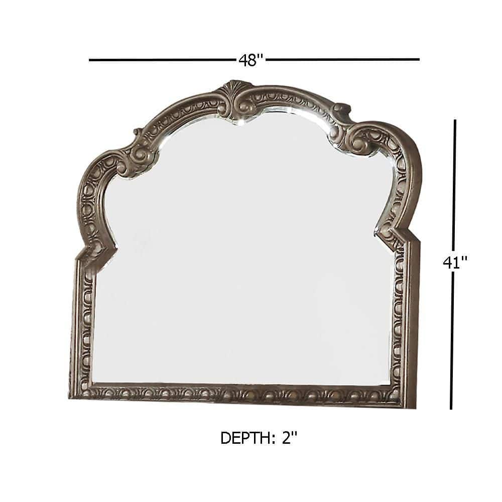 Northville Traditional Full-Length Wood Composite Mirror with Beveled Edge