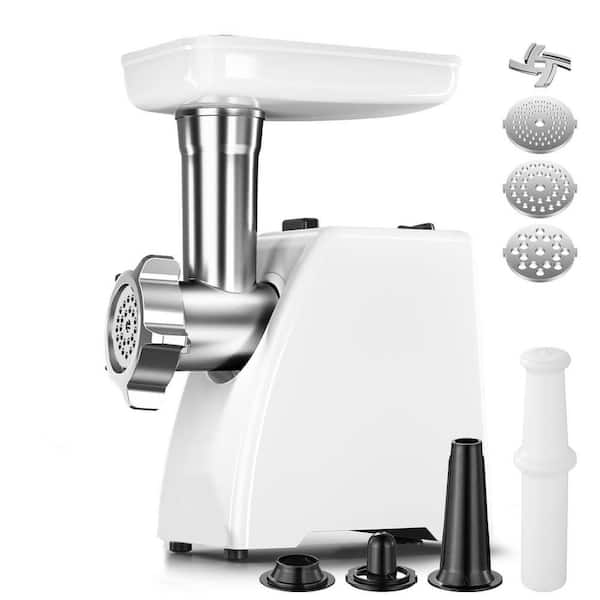 Electric Meat Grinder with 3 Plates, Sausage Stuffer, Kubbe Kit and Blades for Home Kitchen Use