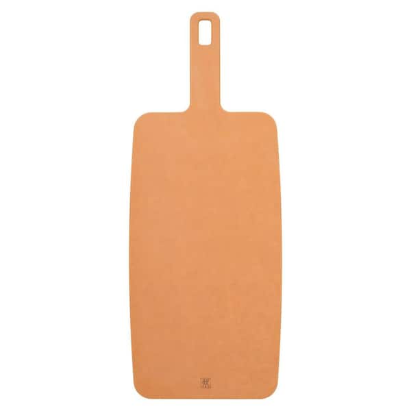 Plant Fiber 19 in. x 7.5 in. Composite Plant Fiber Rectangle Cutting Board with Handle - Natural