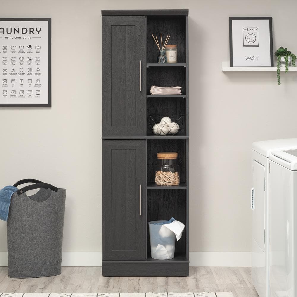 Raven Oak Adjustable Shelving Office Storage Cabinet