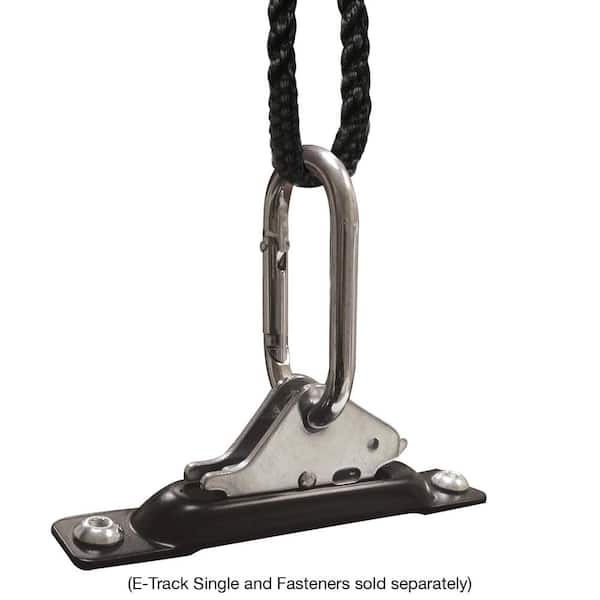 SNAP-LOC 1-1/2 x 3-1/8 Zinc-Plated Spring-Loaded Snap Hook to Connect Rope,  Cable and Hook Straps to E-Tracks (2-Pack) SLAEASHI2 - The Home Depot
