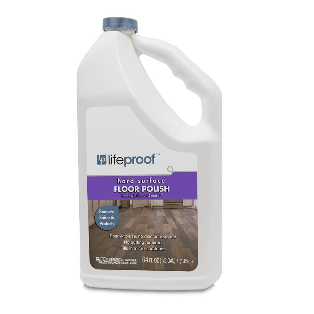 Lifeproof 64 oz. Resilient Floor Low Gloss Polish 00385106 - The