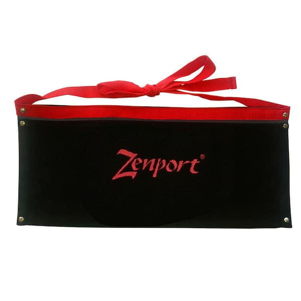 ZENPORT:Zenport Heavy-duty Canvas Single Pocket Apron Pouch, Black, Box of 5