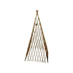 14 in. W x 72 in. H Classic Willow Expandable Trellis Teepee