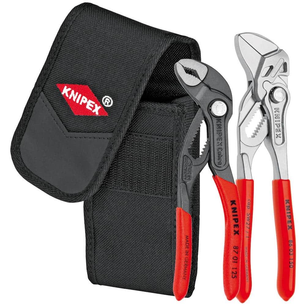 KNIPEX Mini Pliers In Belt Pouch (2-Piece) 00 20 72 V01 The Home Depot