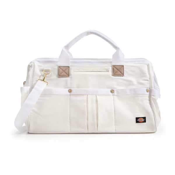 Dickies 20 in. Soft Sided Construction Work Tool Bag, White
