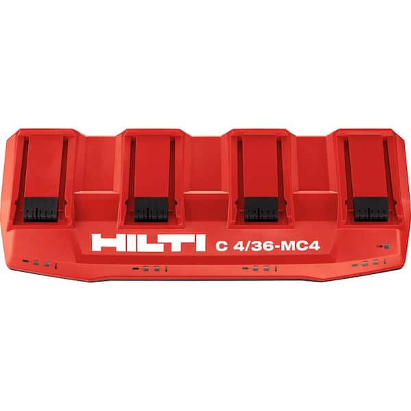 Hilti 115-Volt c4/36 MC4 Multi-Bay Lithium-Ion Battery Pack Charging Station
