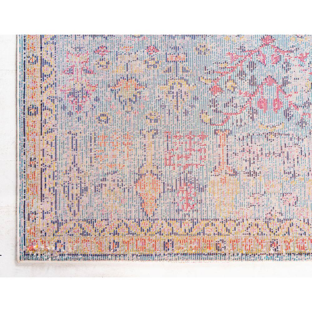 Monterey Blue 8' x 10' Stain-Resistant Polypropylene Rug