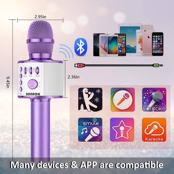 Purple Computer Mic Purple Microphone Purple Panda Lavalier Microphone Kit – Purple