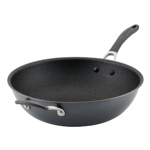 A1 Series Large 13.25 in. Aluminum Nonstick Wok, Graphite