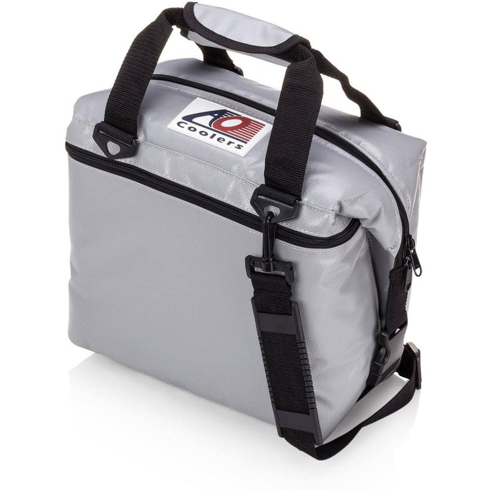 12 Qt. Soft Vinyl Cooler with Shoulder Strap and Wide Outside Pocket