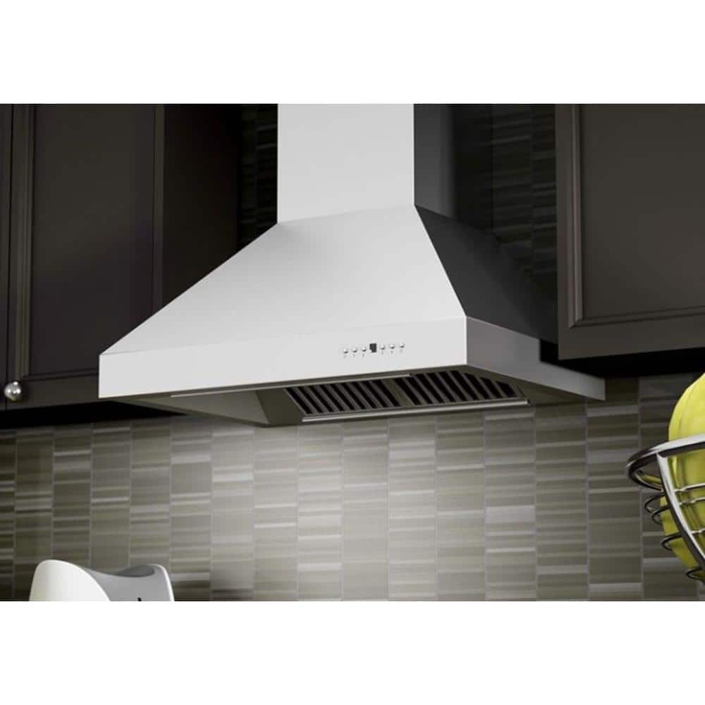 36" Stainless Steel Convertible Wall Mount Range Hood