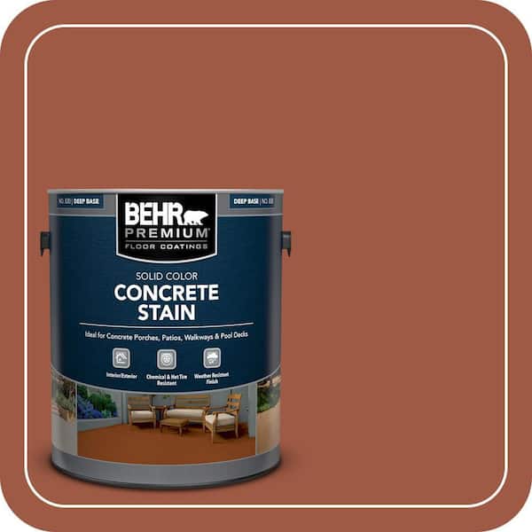 1 gal. #PFC-15 Santa Fe Solid Color Flat Interior/Exterior Concrete Stain