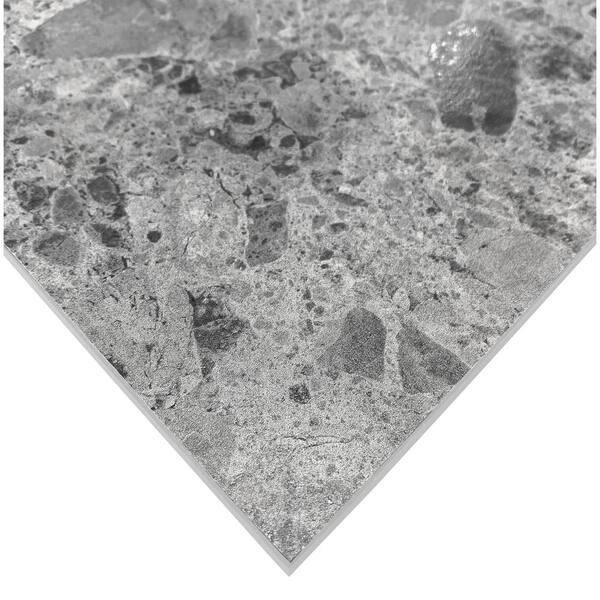 Giorbello Ambience Terrazzo Gray 24 in.x 24 in.x 10mm Porcelain