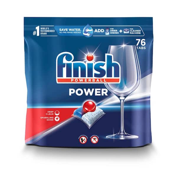 Finish Power 76ct Dishwasher Detergent Pods