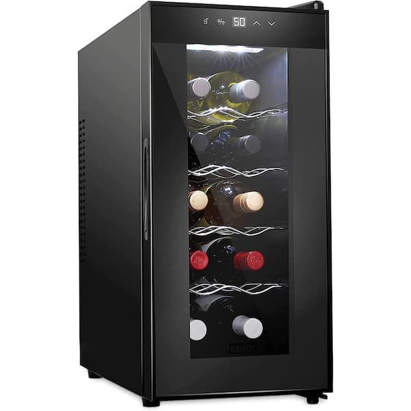 Schmecke Thermoelectric 10-Bottle Free Standing Wine Cooler