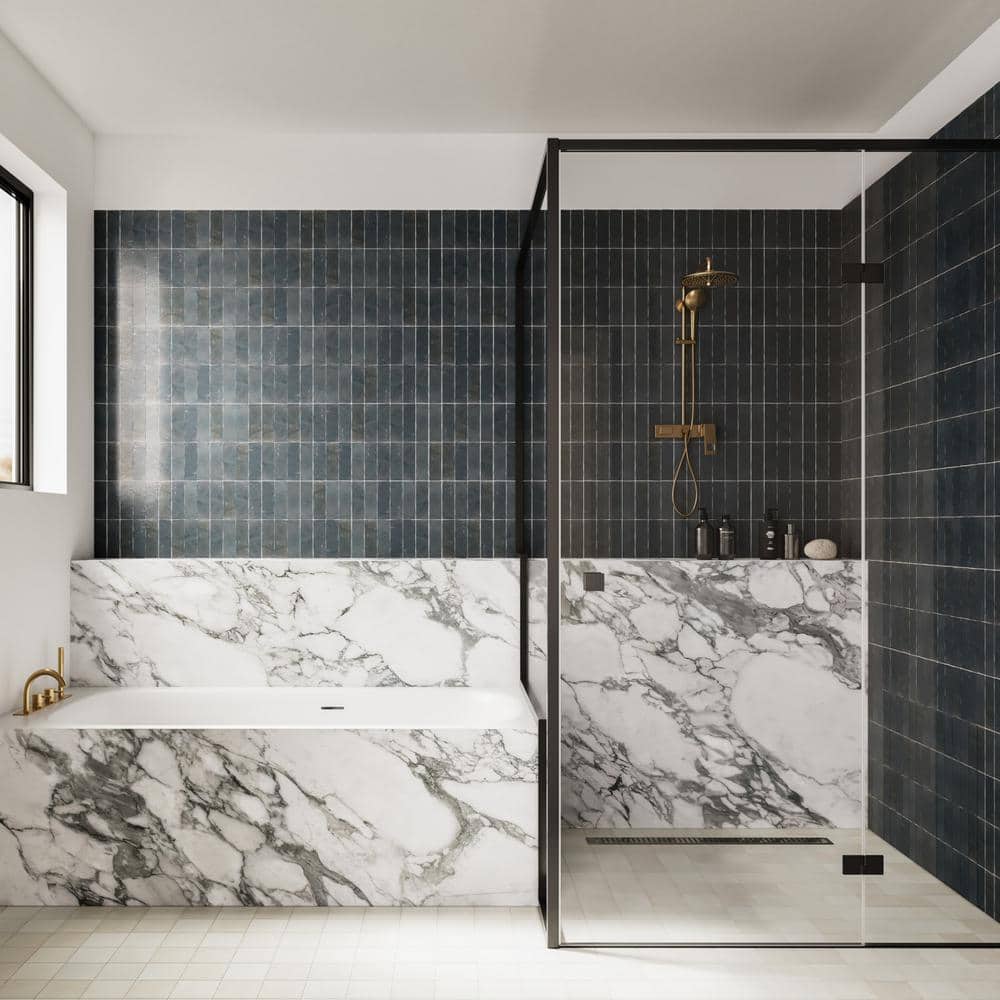 Celine 4" x 4" Matte White Porcelain Subway Tile