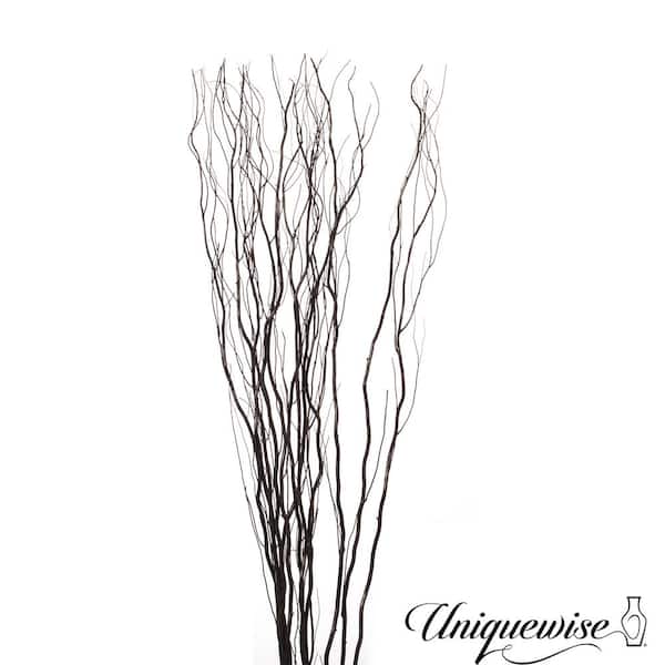 Uniquewise 12-Pieces Natural Dry Branches Authentic Willow Sticks, Home,  and Wedding Craft 59 in, Vase Filler Garden Hotel Decor QI004415.BK.60 -  The Home Depot