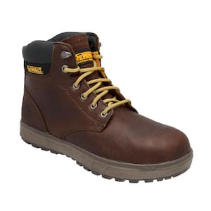 DEWALT Men's Plasma 6'' Work Boots - Soft Toe - Walnut Size