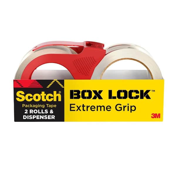 Scotch® Heavy Duty Shipping Packaging Tape 3850-2RD-12GC, 1.88 in x 54.6 yd (48 mm x 50 m) with