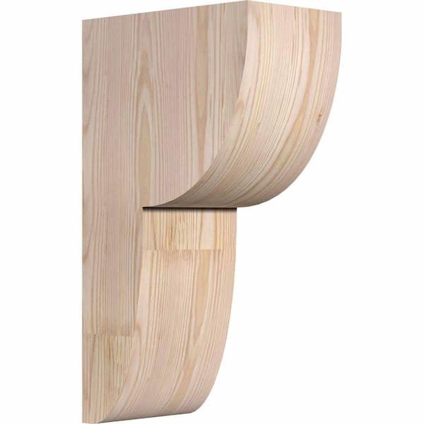 Ekena Millwork 6 in. x 10 in. x 18 in. Douglas Fir Carmel Smooth Corbel