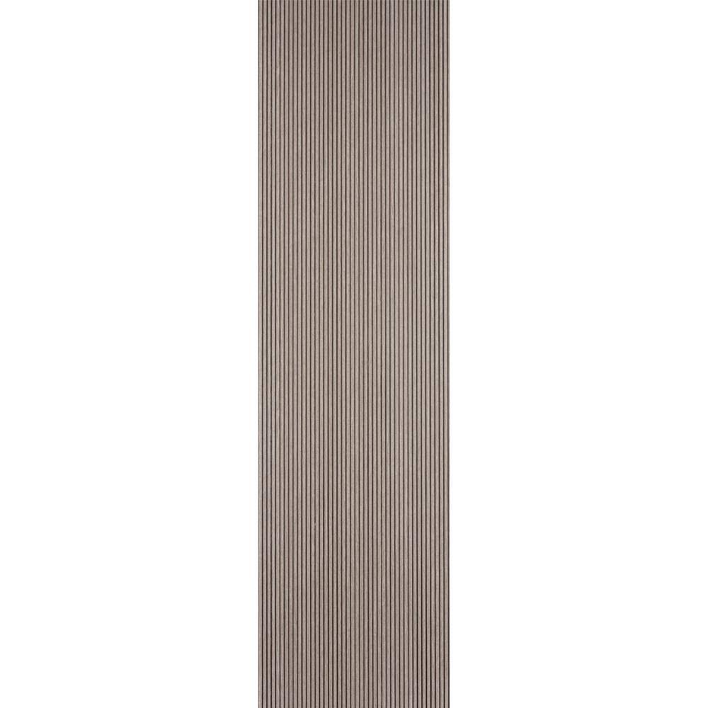 Ash Polystyrene 112" x 12" 3D Wood Slat Wall Panels