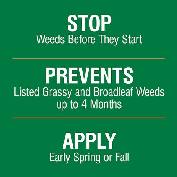 Crabgrass & Weed Preventer, 17 lbs., 5,000 sq. ft.