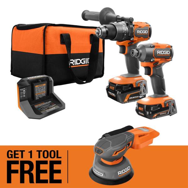Reviews for RIDGID 18V Brushless Cordless 2Tool Combo Kit w/ (2