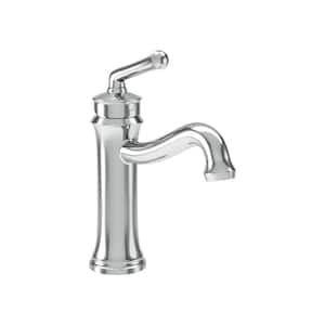 Braston Single-Hole Single-Handle Bathroom Faucet with Push Pop Drain in Polished Chrome (1.0 GPM)