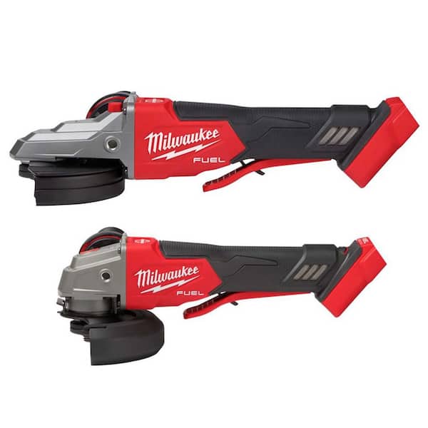 M18 FUEL 18V Lith-Ion Cordless 5 in. Flathead Braking Grinder w/ Paddle Switch No-Lock and Variable Speed Grinder